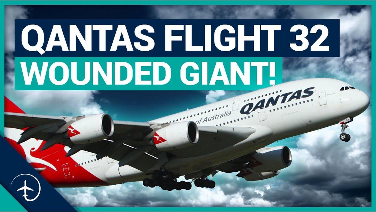 Crippled Airbus A380, saved by Pros! | Qantas flight 32