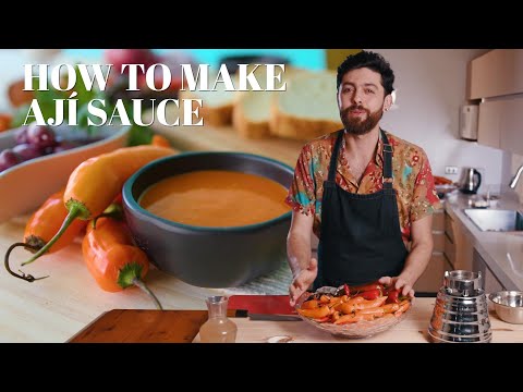 How to make AJI SAUCE from PERU / SALSA DE AJÍ