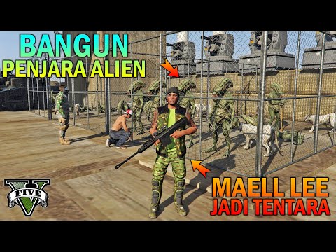 PREMAN TERKUAT BANGUN PENJARA ALIEN - GTA 5 YOUTUBER KOCAK PARODY