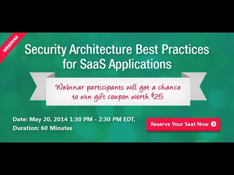 Security Architecture Best Practices for SaaS Applications