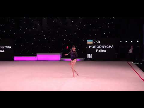 Polina Horodnycha Clubs Final 30,750 - Grand-Prix "Miss Valentine 2023"