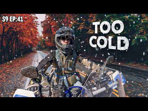 This Freezing Rain Broke Me 🇨🇦 S9 EP 41 | Pakistan to Americas Motorcycle Tour