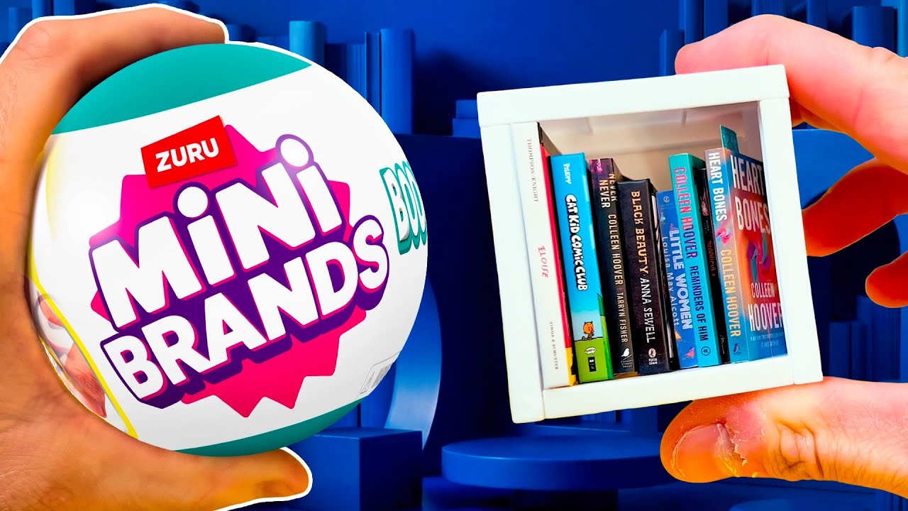 Montando la estantería de Mini Brands Books