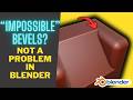Impossible Bevels No Problem In Blender