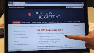 How To Register for Courses - UIUC