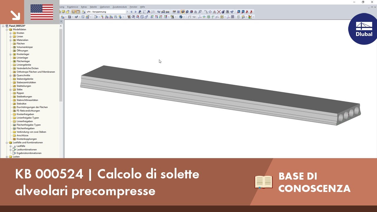 KB 000524 | Calcolo di solette alveolari precompresse