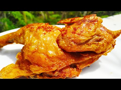 HOW TO COOK CRISPY HALF CUT FRIED CHICKEN