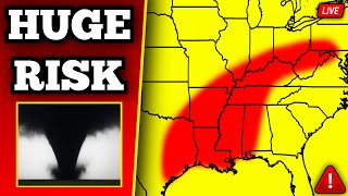 The Tornado Outbreak On April 5th, 2025, As It Occurred Live...