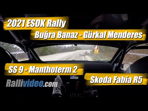 INCAR // 2021 ESOK Rally / Buğra Banaz - Gürkal Menderes / SS 9 Skoda Fabia R5