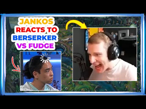 Jankos Reacts to C9 FUDGE vs BERSERKER 1vs1 on YASUO 👀