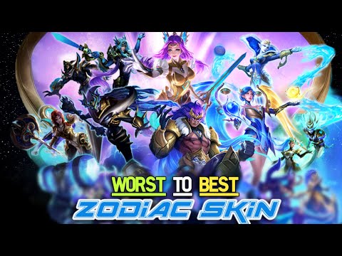 WORST TO BEST ZODIAC SKIN | MOBILE LEGENDS ZODIAC SKIN