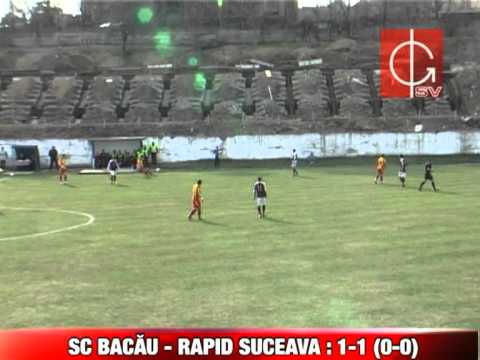 rezumat SC Bacau - Rapid Suceava 1-1