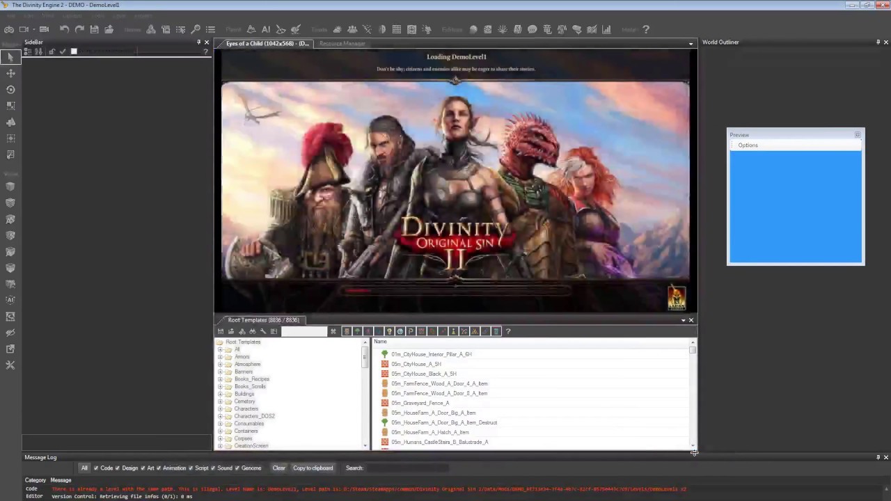 Divinity 2 Engine - Quick Tutorial 1 - Creating a new level
