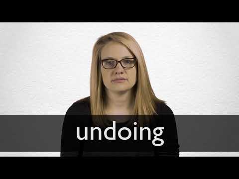 UNDOING definition and meaning | Collins English Dictionary