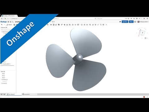 9 5 Schiffsschraube Propeller Onshape Training Part Design