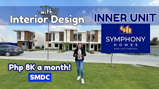 HOUSE & LOT 2 STOREY  INNER UNIT SYMPHONY HOMES NEWLY LOUNGE, MABALACAT PAMPANGA only 8K, a month