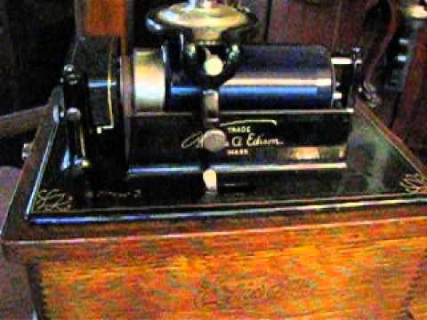 Edison Blue Ambrol cylinder #3841 I'm Forever Blowing Bubbles