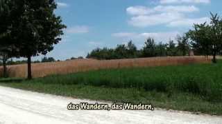 preview picture of video 'Das Wandern ist des Müllers Lust - Volkslied'