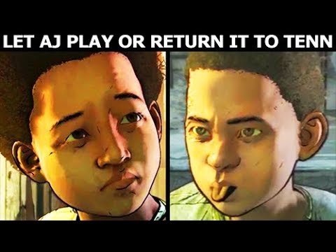 Let AJ Play Or Return The Toy To Tenn - Alternative Choices - The Walking Dead Final Season 4 Ep. 1