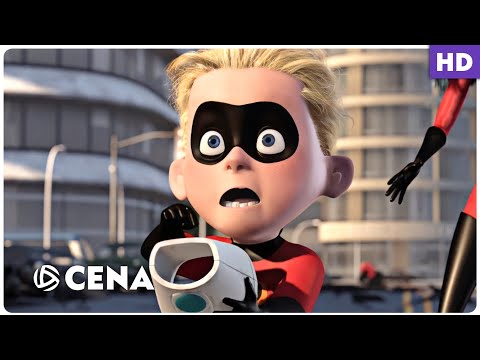 Os Incríveis | Cena "Luta na Cidade" - Parte II (dub) [HD]