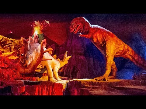 Disneyland Railroad Full POV Ride 2017 in Caboose w/Grand Canyon, Primeval World Effects