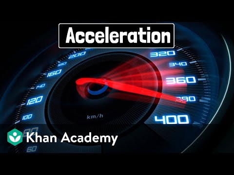 Khan Academy - Acceleration