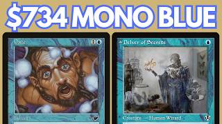 DEAD SIMPLE! Legacy Mono Blue Delver with NO RESERVE LIST cards ft. Flow State. MTG League
