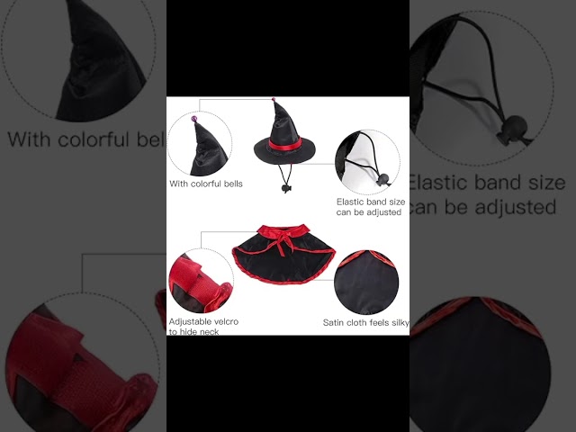 Vídeo relacionado con AYBUY Capa de Mago de Halloween para Ninos, Capa de Mago con Sombrero Fiesta Disfraz, Capa de Mago con Sombrer, Capa y Sombrero Mago Niño, para Halloween, Cosplay, Carnaval, Negro