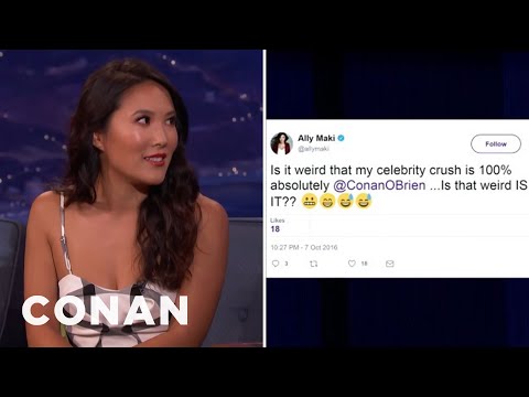 Conan Is Ally Maki’s Celebrity Crush | CONAN on TBS
