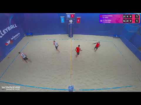 12:50 D. Svyrydenko / O. Kulyk - A. Matvieiev / V. Antoniuk 29.08.2022 | Winners Beach Volleyball