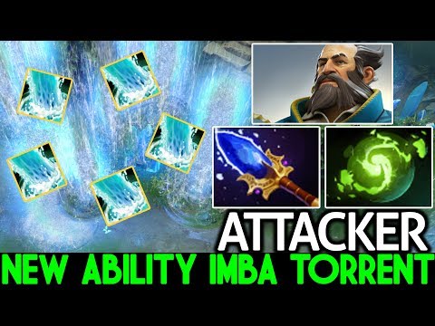 ATTACKER [Kunkka] New Ability Imba Torrent Scepter + Refresher 7.23 Dota 2