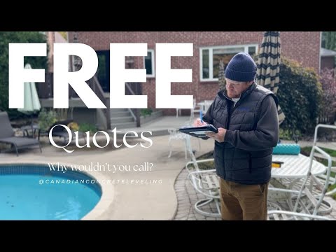 FREE QUOTES on your SINKING CONCRETE!