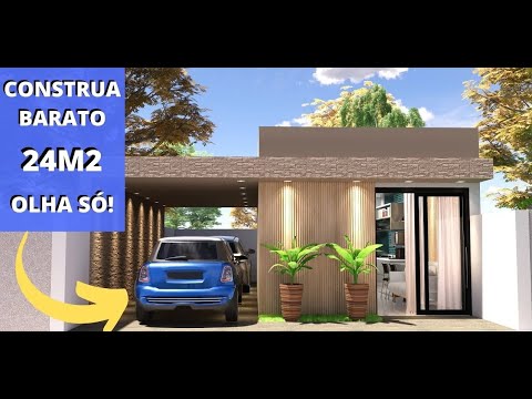 ✅PLANTA DE KITNET 4X6 ÓTIMA CASA PEQUENA TIPO KITNET PARA ALUGAR OU MORAR