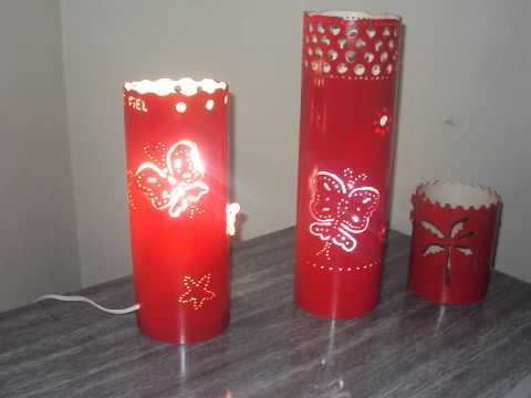 luminarias em pvc