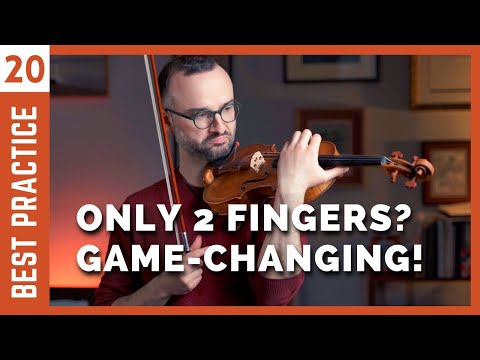 2-finger exercise for shifting, vibrato, sound production & high positions [violin technique]