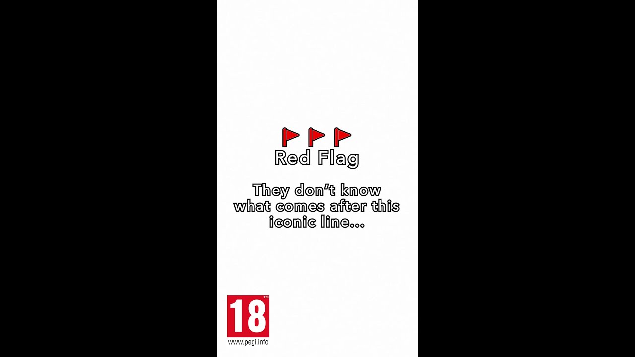 When you drop this iconic line, and they hit you with “Wait, what’s that from?”.  😩 🚩