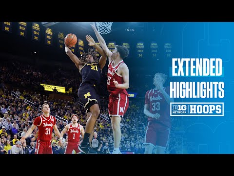 Nebraska at Michigan | EXTENDED HIGHLIGHTS | Big Ten Basketball | 01/27/2026