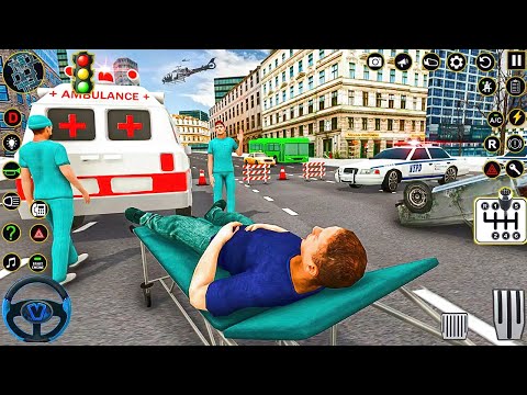 City Ambulance Rescue Driving 3D -  Emergency Ambulance Simulator Game - Android Gameplay