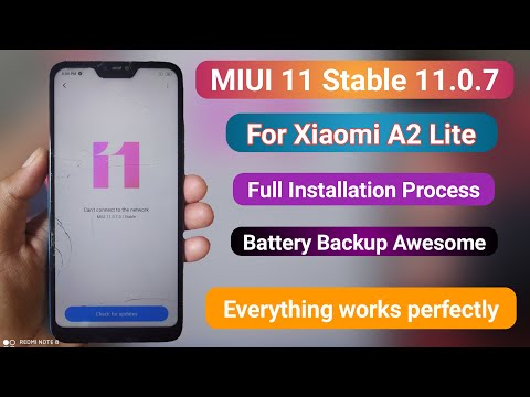 How to install MIUI 11.0.7 Stable Rom On Xiaomi A2 Lite|Gaming performance & Battery Backup Awesome