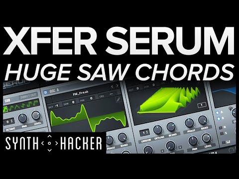 Serum Tutorial - Huge SAW CHORDS Like FLUME (EDM / Future Bass / Pop)
