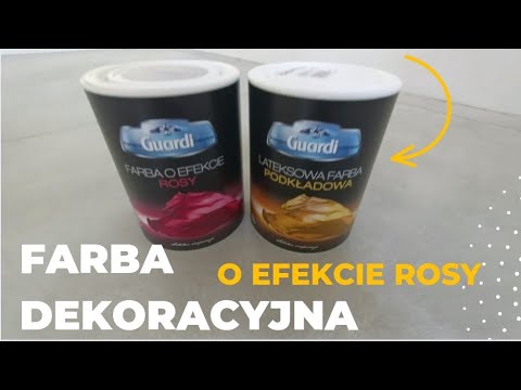 Decorative paint with a dew effect (alabaster color)