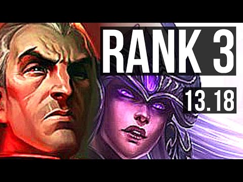 SWAIN vs SYNDRA (MID) | Rank 3, 8/0/4, Legendary | JP Challenger | 13.18