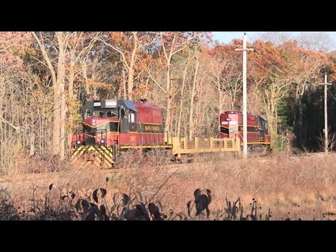 Mass Coastal rail extra on the Middleboro Secondary - Norton/Taunton, MA - 11/2023