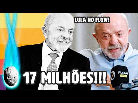 OS NÚMEROS GIGANTES DE LULA NO FLOW PODCAST – E NO METEORO BRASIL EM SUA MAIOR LIVE | PLANTÃO