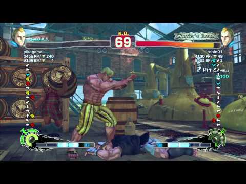 SSF4 AE: pikagoma (Abel) vs robin01 (Abel) - Ranked Match (720p HD)