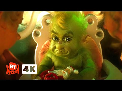 グリンチ 4K - 赤ちゃんグリンチはとても可愛い! | Movieclips (How the Grinch Stole Christmas 4K - The Baby Grinch Is So Cute! | Movieclips)