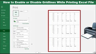 How to Hide, Show, & Print Gridlines in Microsoft Excel | Windows