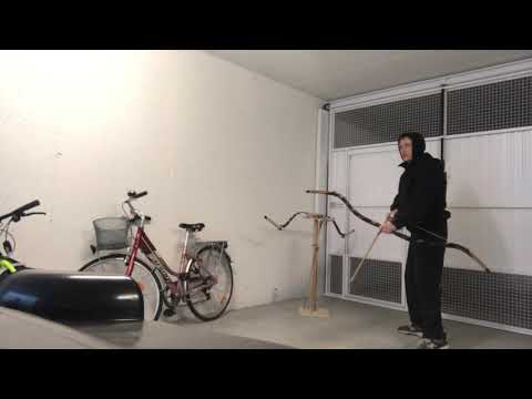 Qing bow by Qingyang. 74#@90cm, 1500grains arrow