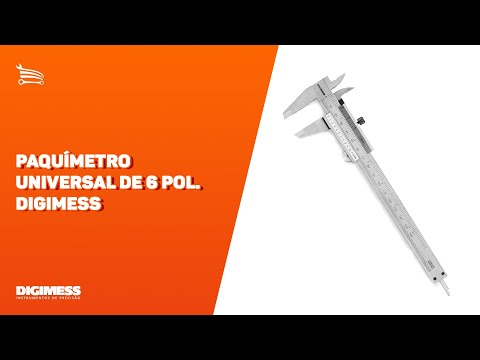 Paquímetro Universal de 6 Pol.  - Video