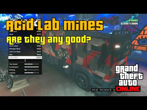 Acid Lab Proximity Mines, What Does Each One Do? | GTA Online